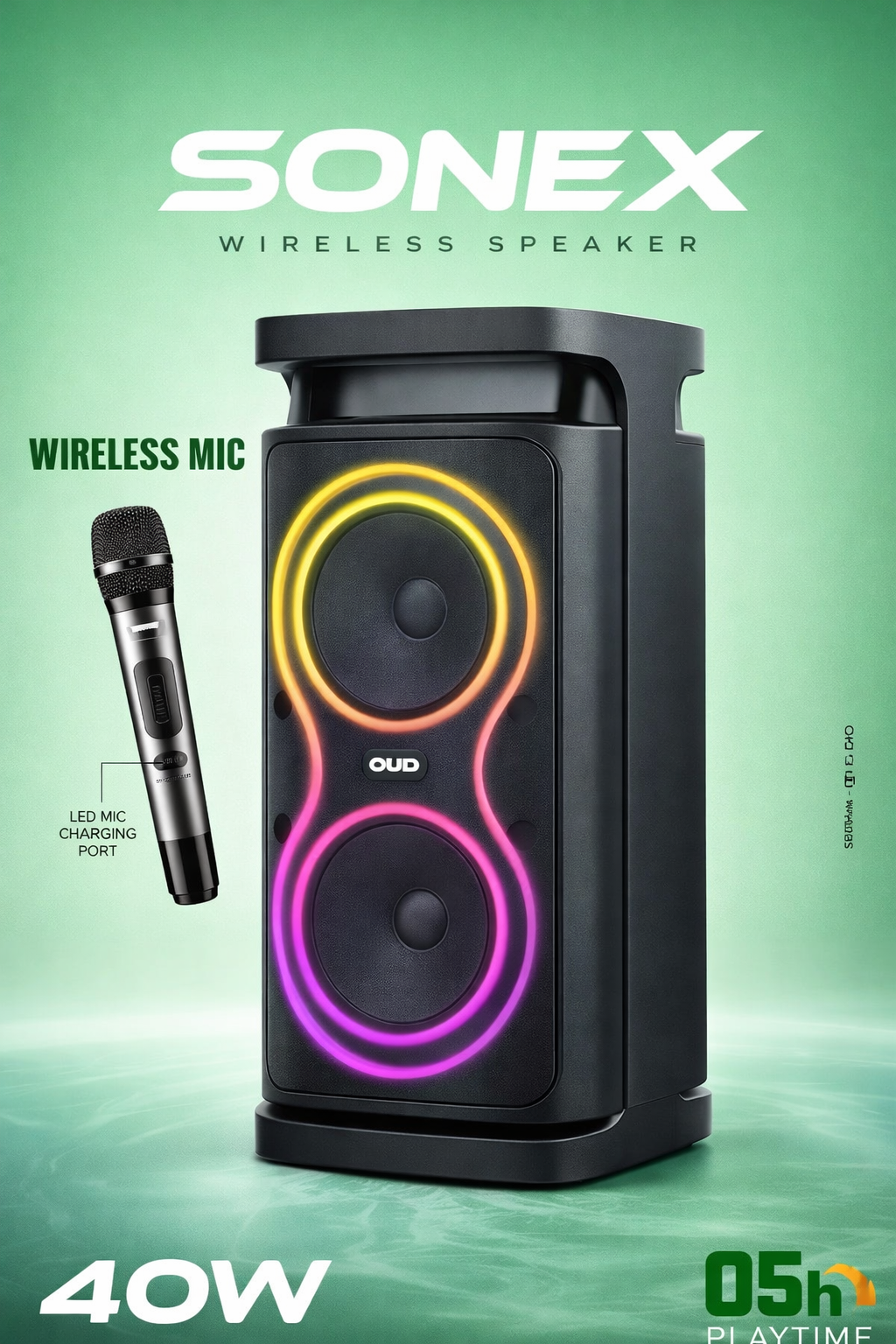 BLUETOOTH SPEAKER OUD SONEX 40W