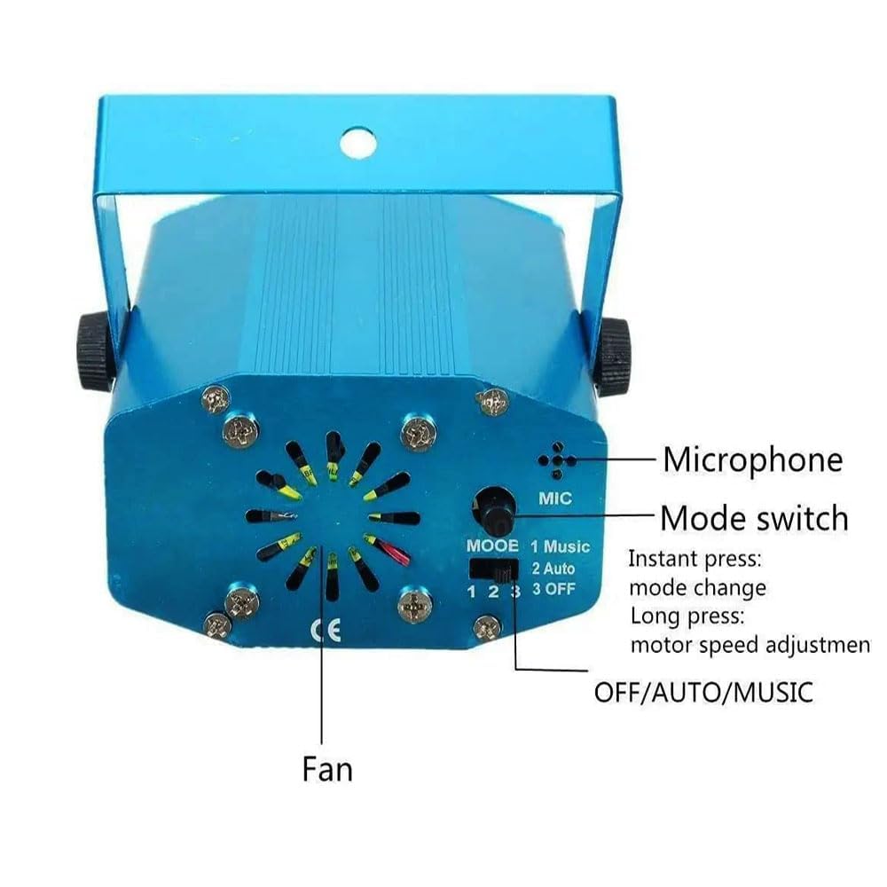 Led Mini Dot Laser Projector Red and Green Light Color Metal Body - Image 3