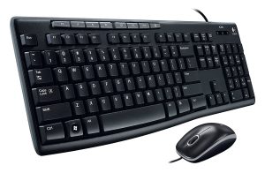 LOGITECH KEYBOARD MOUSE WIRED COMBO MK200 MEDIA