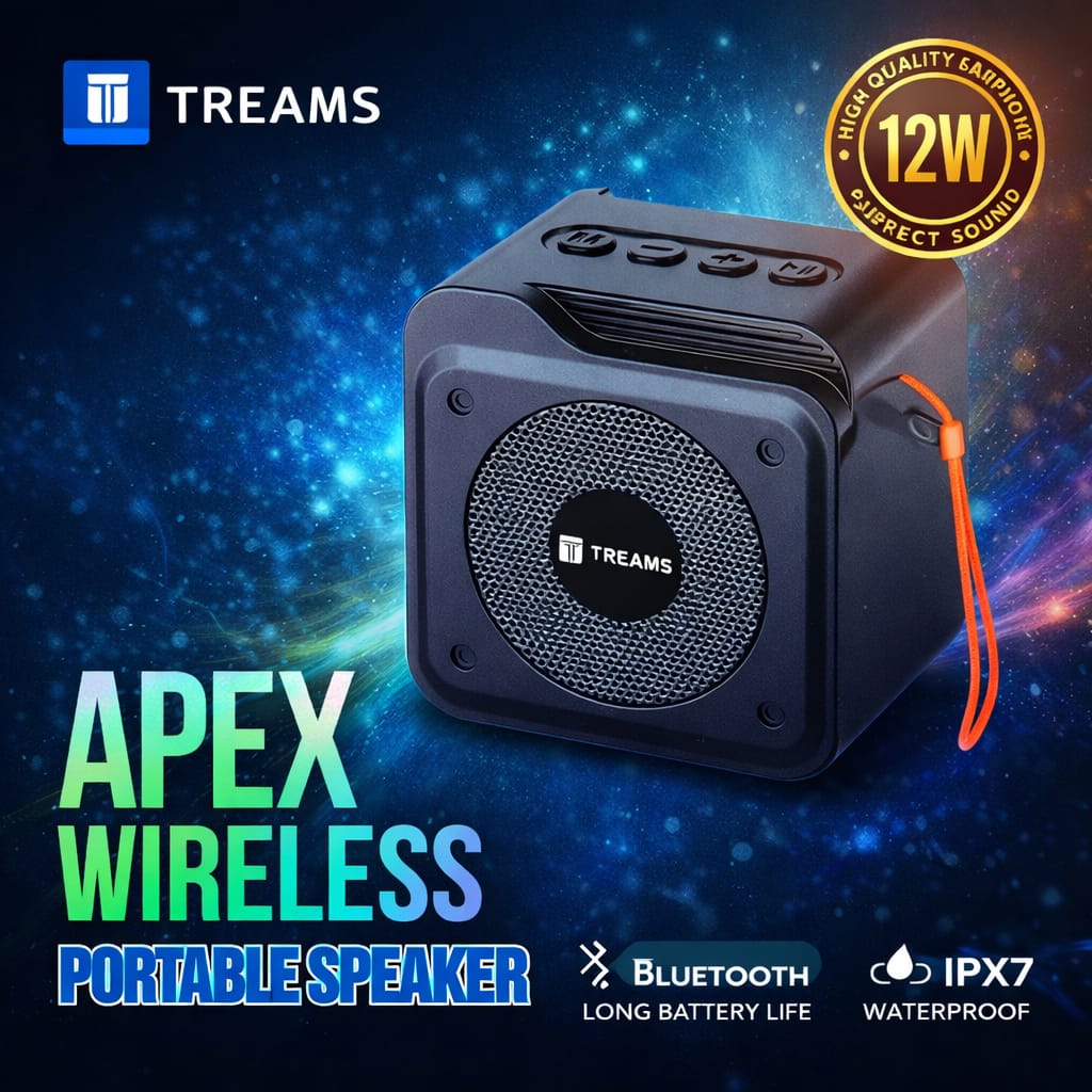 Treams Apex Wireless Portable Speaker