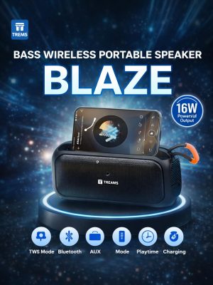BASS WIRELESS PORTABLE SPEAKER 16W