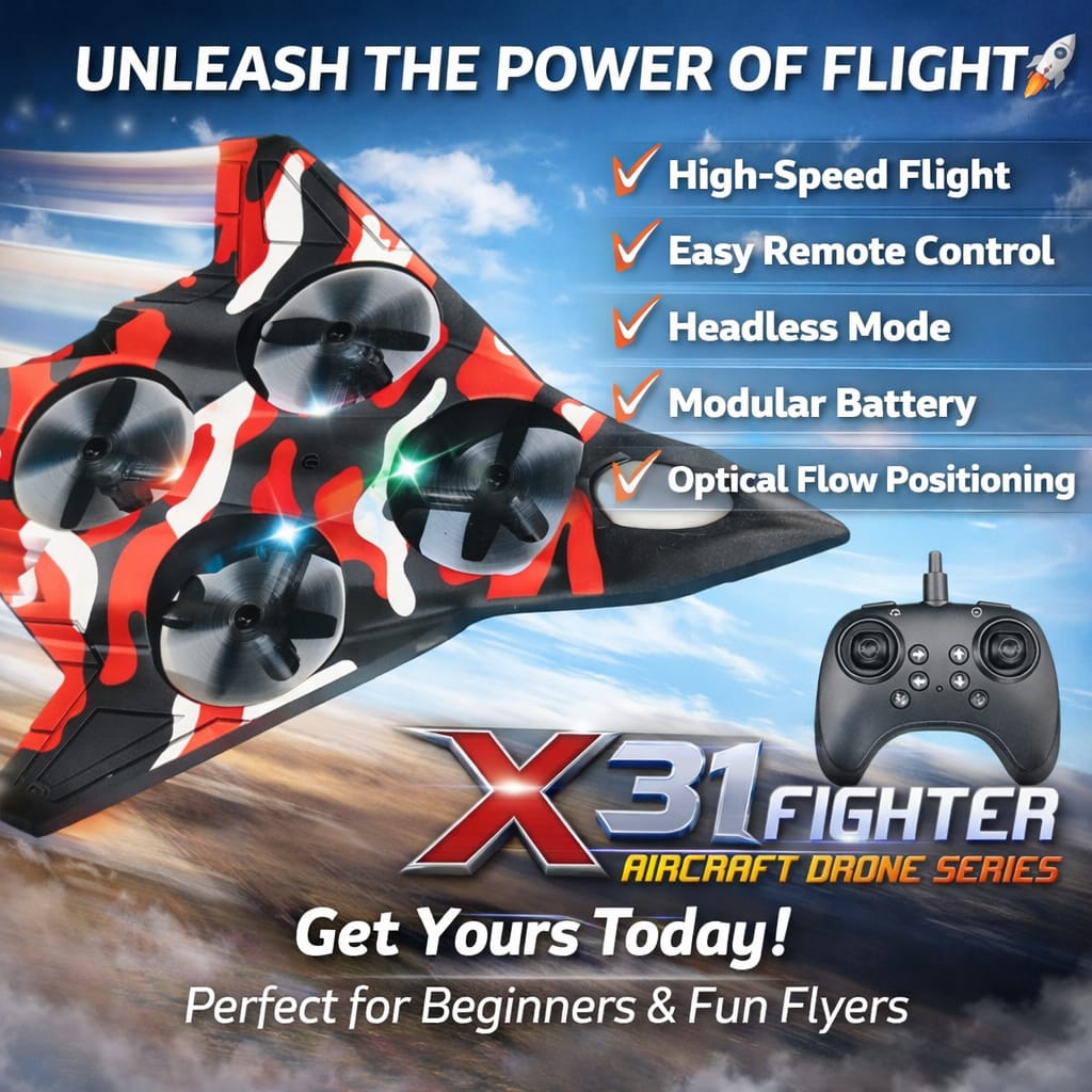 Remote Control Airplane for Kids | RC Airplane Fighter X31